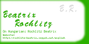 beatrix rochlitz business card